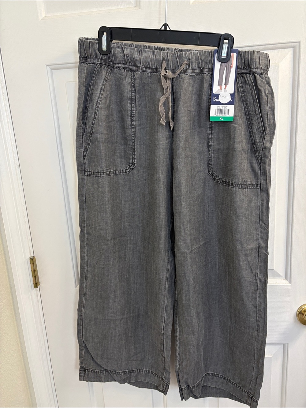 Splendid Women’s Gray Elastic Waist Drawstring Joggers